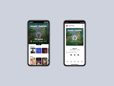 Music streaming app ux design
