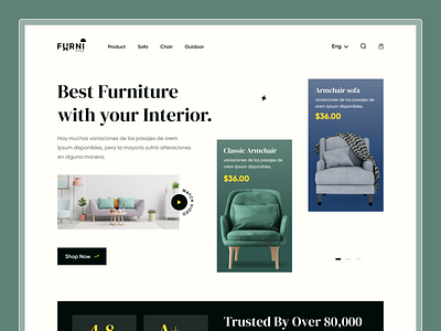 Furni - Furniture Shop Landing Page
