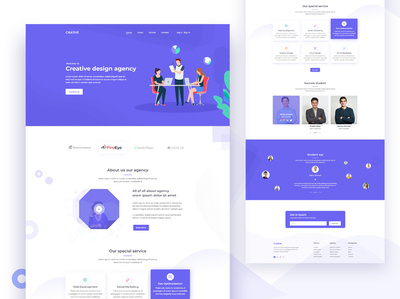 Agency-Landing page
