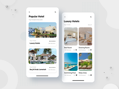 Hotel finding App Design