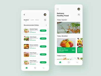 Food Ordering App android creative design design food food app health food ios minimal mobile app online ordering ui uiux ux vacation xd design