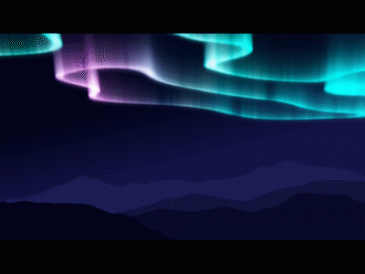Aurora after effect animation aurora