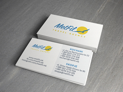 Business card - Travel agency bird business card business card design business card mockups mockup paper sky sun travel agency