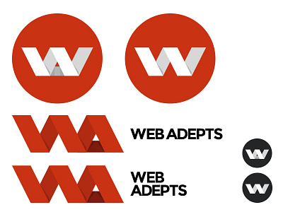 A few variations of the Web Adepts Logo.