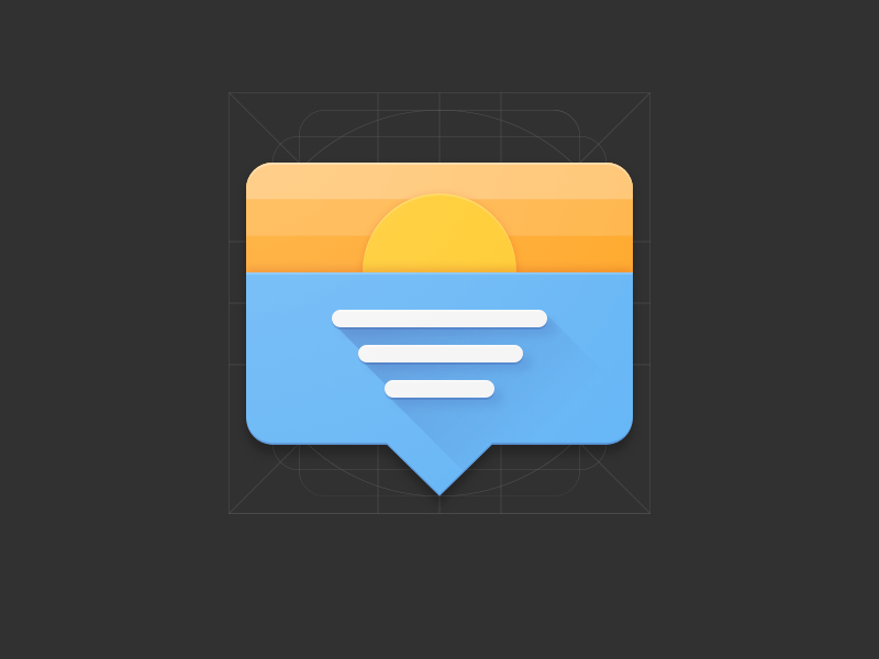 Daily Message app icon by Rafael Viana on Dribbble