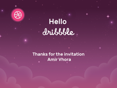 Hello dribbble