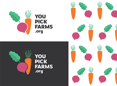 You Pick Farms adobe branding design illustration illustrator logo typography vector