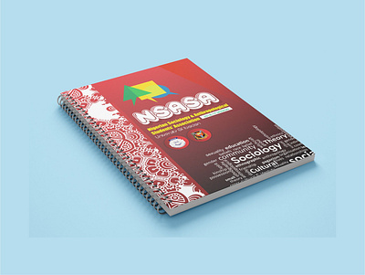 NSASA book design branding design flyer design identity label design vector
