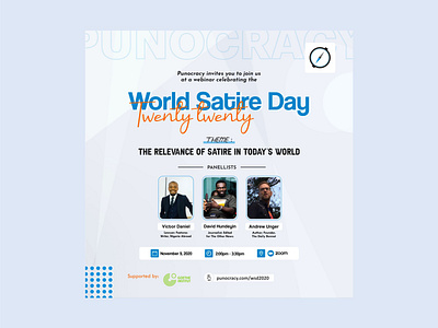 World Satire Day flyer