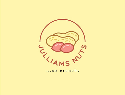 JULLIAMS NUTS LOGO branding design flyer design identity illustration label design