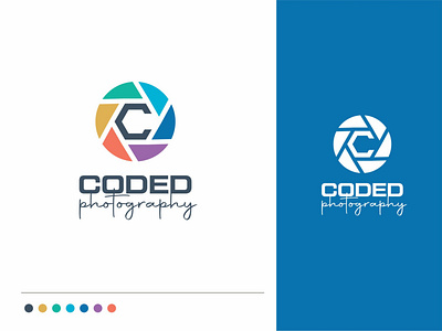 Coded logo branding design flyer design identity illustration label design logo vector