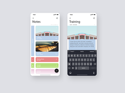 Daily UI #065 - Notes Widget