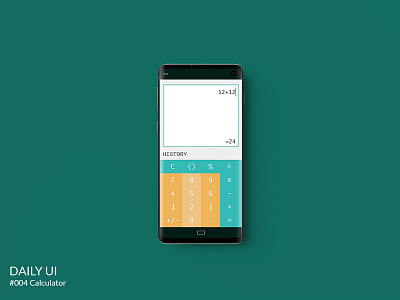 #DailyUI #004 Calculator app branding calculator daily 100 challenge daily challange dailyui design illustration mobile photoshop typography ui ux vector