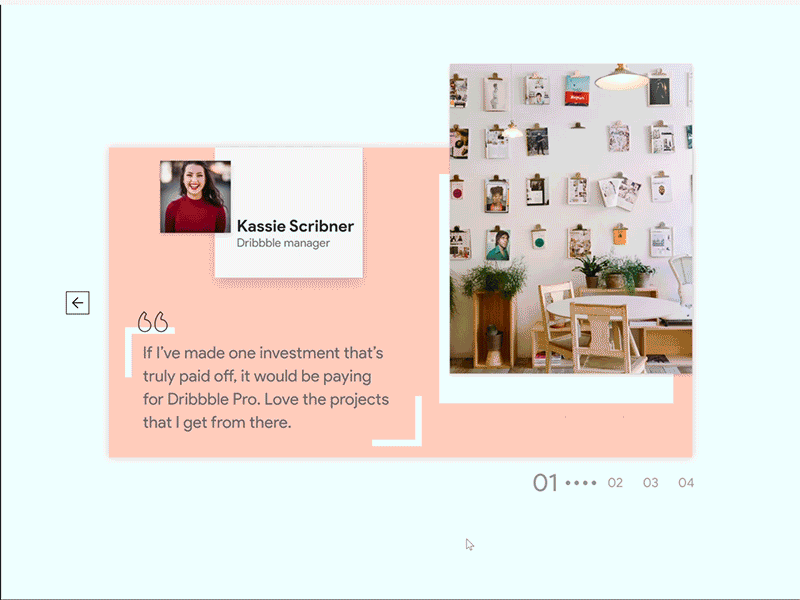 Daily UI #039 - Testimonials adobe xd app branding daily 100 challenge daily 39 daily challange dailyui design testimonial testimonials ui ux web