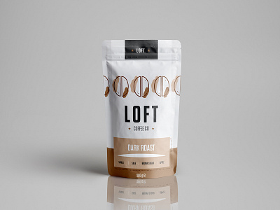 Weekly Warm Up I packaging for a fictional coffee brand