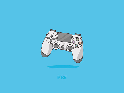 PS5 brand branding controller design games gaming illustraion illustrator industry online playstation playstation5 ps ps4 ps5 sony vector