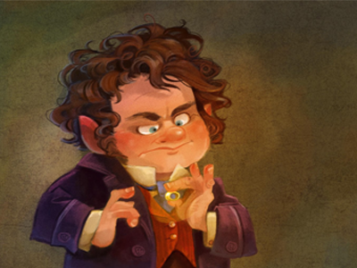 Bilbo Baggins bilbo baggins character design illustration photoshop