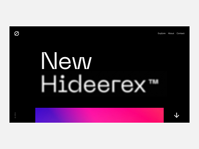 Hideerex™ arrow brand brand design branding company copyright design gradient illustration logo logotype menu minimal new trademark typography ui ux design uidesign ux webdesign