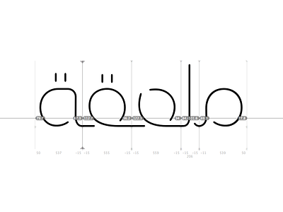 Stencil Arabic Typeface arabic design font stencil type typography