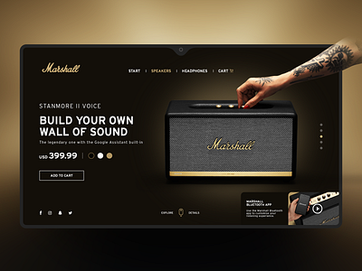 Stanmore II Speaker by Marshall