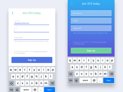 Daily UI 001 - Signup Form