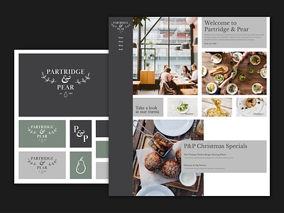 Partridge & Pear Logo and Web Design branding logo design logo design branding web design webdesign website design