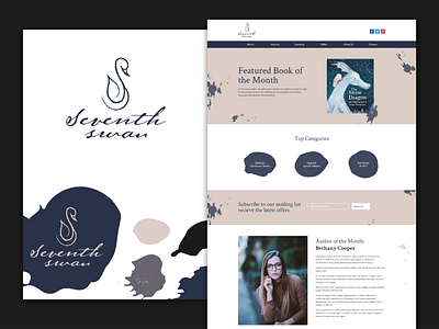 Seventh Swan Logo and Webpage Design