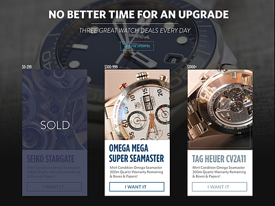 Secondhander - home e commerce ecom ecommerce product shopping ui watch watches