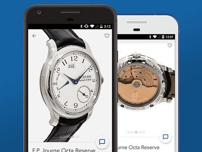 Govberg watches for Android android luxury material native design retail watches