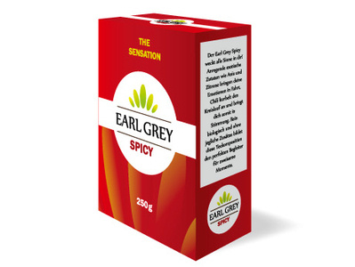 Tea Packaging earl grey earl grey spicy packagingdesign tea tea packaging tea packaging design