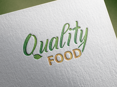 Quality Food | Branding adobe illustrator adobe photoshop branding color design graphic design logo logodesign