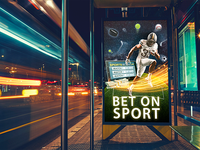Banner for Online Casino and Betting Company banner betting casino color design graphic design poster sport