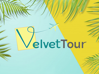 VelvetTpour Tourism Logo Concept
