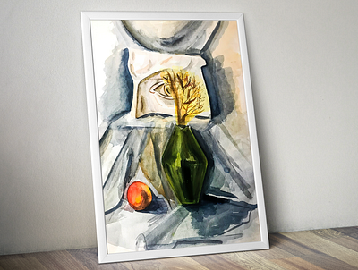 Still life watercolor art color colors drawings illustration painting pencil water