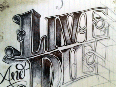 Live And Die bic lettering lyrics sketch tracy chapman