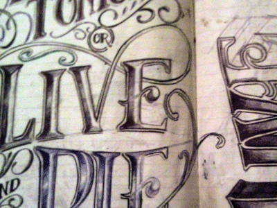 Live and Die 2, from the sketchbook lettering lyrics sketch tracy chapman