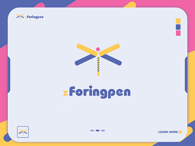 xForingpen Logo by Y.A.Polash @ypolash2 1stshotinspration 2020 best design branding color effect creative logo design design grafish illustration y.a.polash