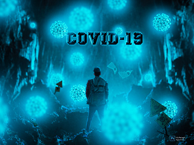 Novel Coronavirus (COVID-19 Alert) by Y.A.Polash @ypolash2 2020 best design color effect concept coronavirus covid 19 covid19 design manipulation night manipulation photoshop y.a.polash