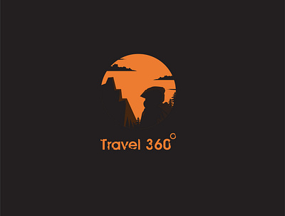 Motorcycle traveler Logo biker creative logo design illustration logo motorbike travel travel logo vector y.a.polash