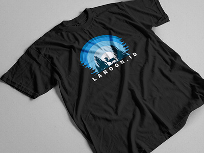 T-Shirt Flat Design Laroon Brand