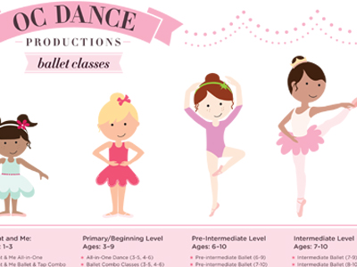 Ballet Class Flier by J.Moss on Dribbble