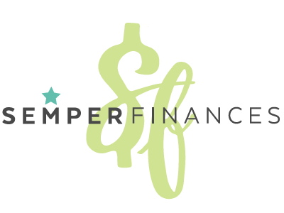 Financial Blog logo-Explorations finance financial green logo military modern script teal