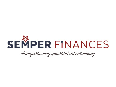 Financial Logo-Explorations blue clean finance financial military logo modern red star white