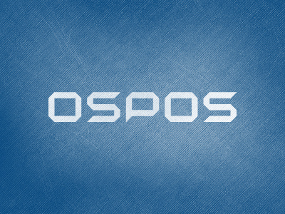 Ospos branding corporate identity logo logotype ospos sports type