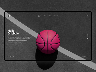 Hello, Dribbble! 1 Invite! clean design firstshot hello dribble invite invite dribbble invite giveaway minimal minimalism ui ux web web design