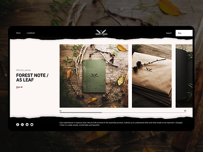 "The VOODOO books" - UI Concept clean concept dark design minimal minimalism ui ux web web design