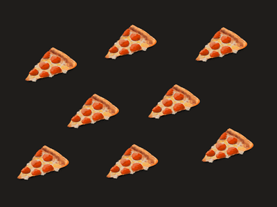 Drawing on a empty stomach illustration pattern pizza procreate