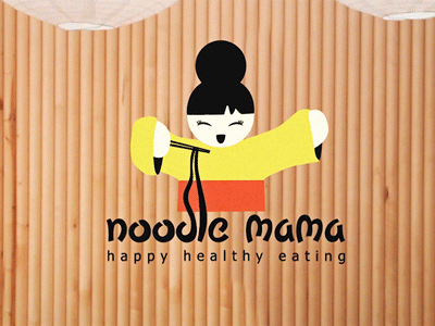 Noodle Mama after effects animation eating happy healthy noodle noodle mama outro vfx