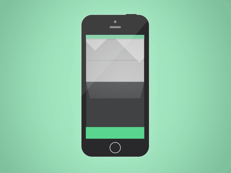 iPhone App Content Transition by Thorarinn on Dribbble