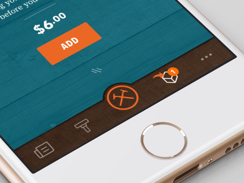 Dollar Shave Club - Add to Cart animation app cart dollar shave club ecommerce gif ios mobile razor select ui ux